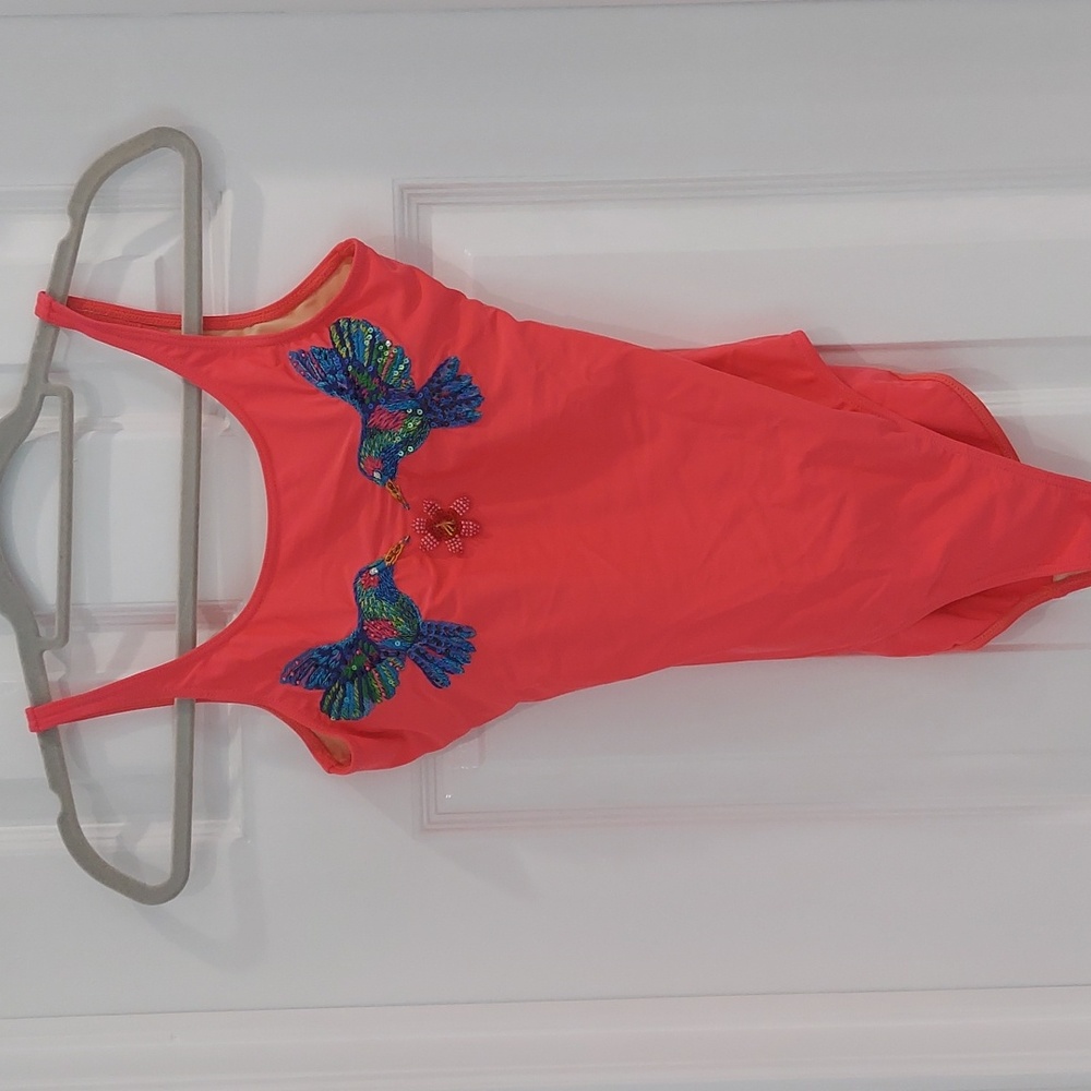 Hummingbird One Piece Bathing Suit